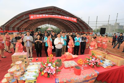 港區運動公園動工 林市長盼豐富海線運動環境 打造台中成為運動城市