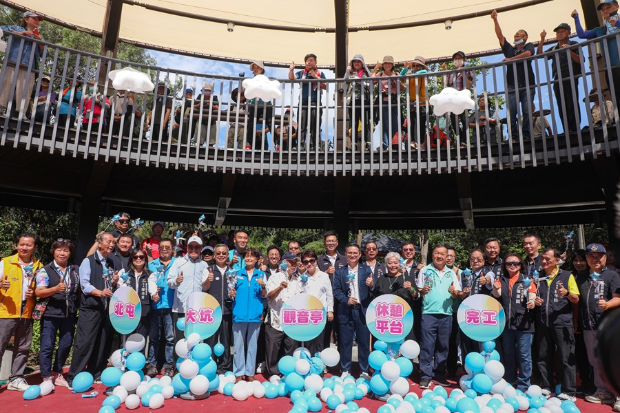 北屯區大坑觀音亭景觀休憩平台工程完工典禮