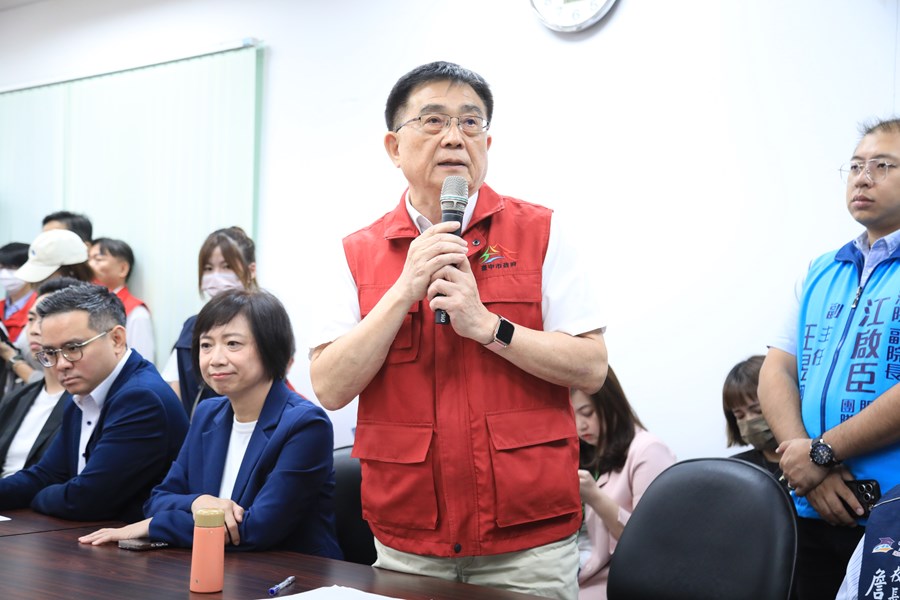 中央與地方非洲豬瘟前進應變所記者會--TSAI (7)