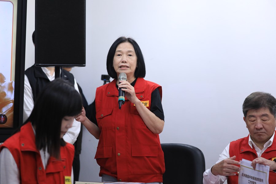 中央與地方非洲豬瘟前進應變所記者會--TSAI (2)