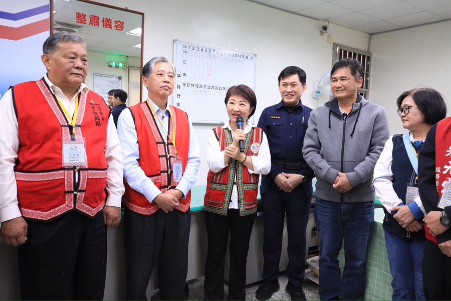 慰問大棟派出所 (5)