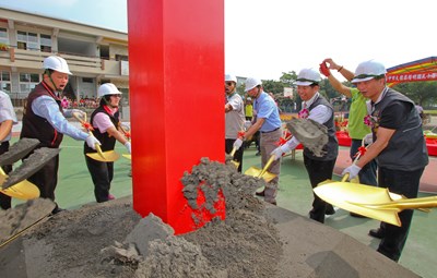 大雅區陽明國小活動中心興建工程動土