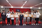 市長表揚榮獲2025亞洲青年暨青少年柔道錦標賽銅牌的優秀選手以及2025亞洲青年運動會榮獲2銀6銅的優秀選手及教練