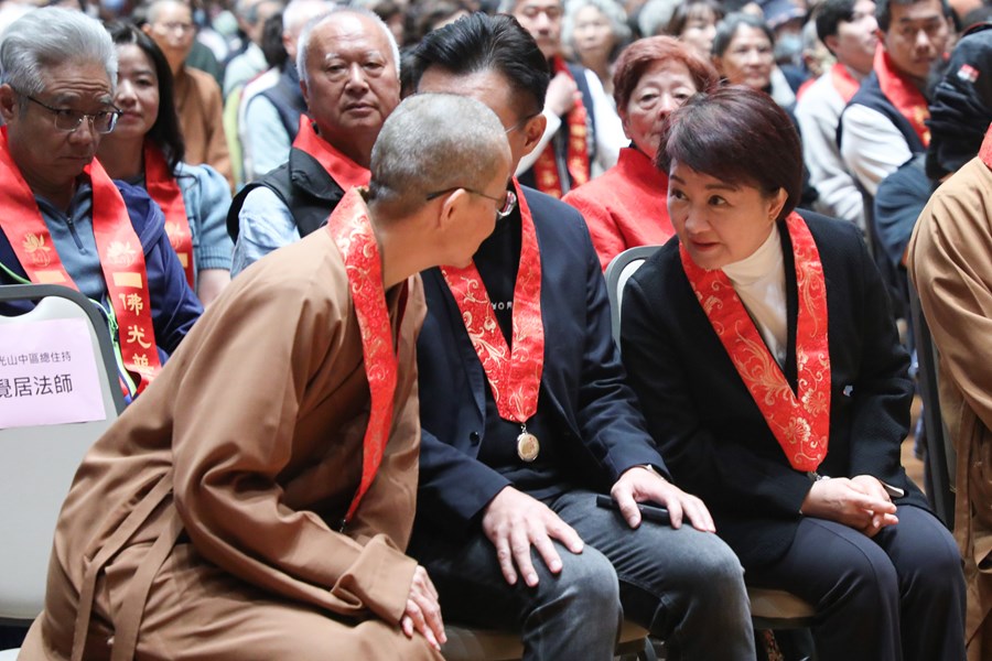 「佛光緣美術館台中館」新館啟用暨「傳燈六十．百年仰望—星雲大師一筆字書法紀念特展」開幕式