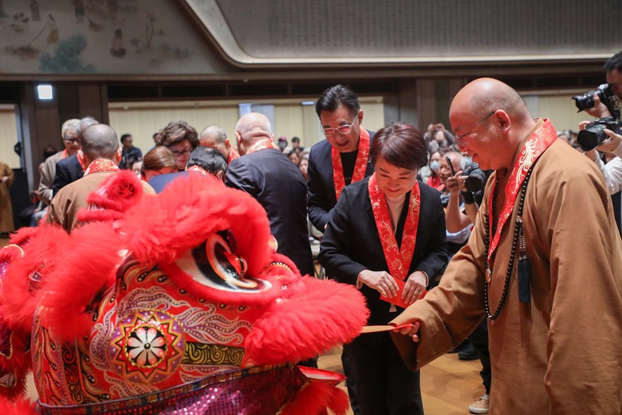 「佛光緣美術館台中館」新館啟用暨「傳燈六十．百年仰望—星雲大師一筆字書法紀念特展」開幕式
