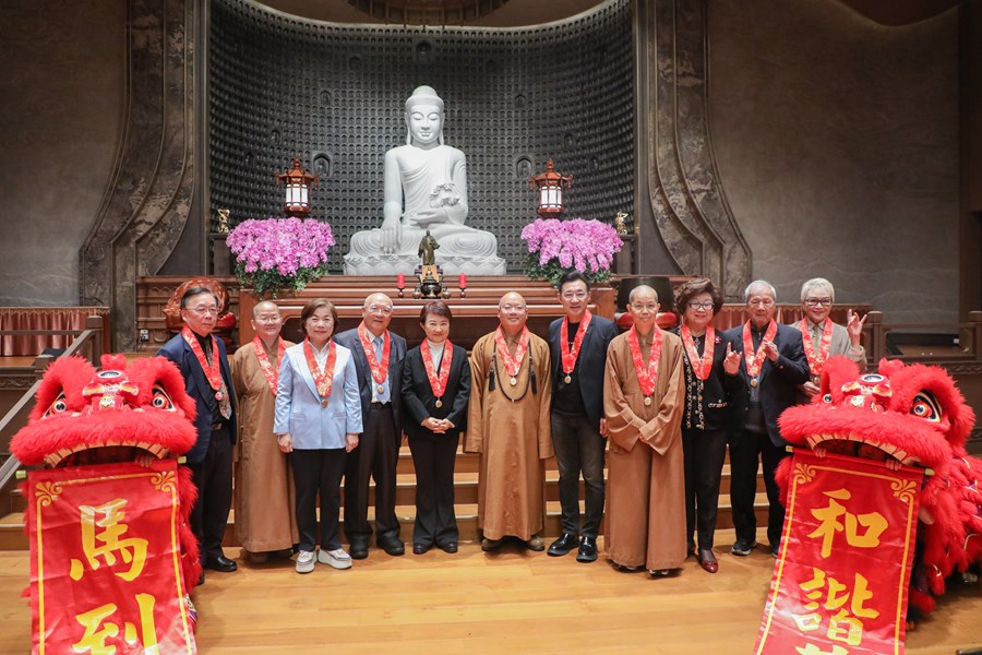 「佛光緣美術館台中館」新館啟用暨「傳燈六十．百年仰望—星雲大師一筆字書法紀念特展」開幕式