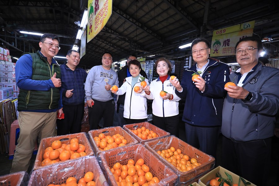 盧市長春節前視察果菜批發市場--TSAI (5)