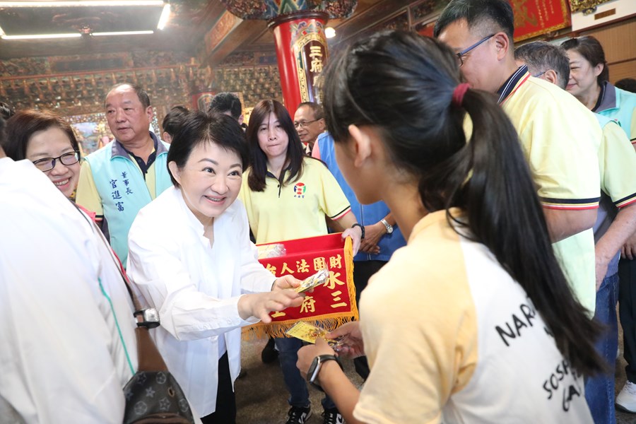 財團法人台中市水安宮恭祝五路財神聖誕千秋祝壽典禮暨贈匾儀式