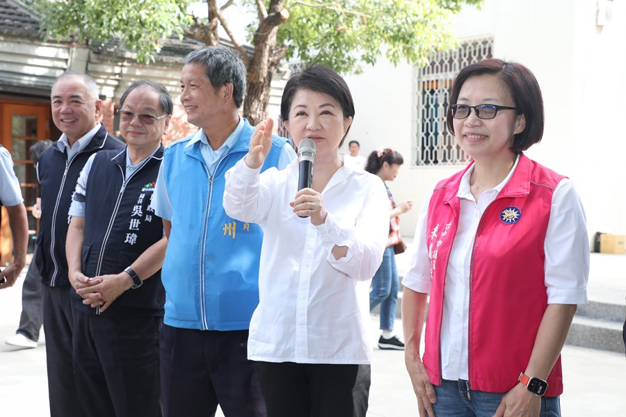 臺中NO鼠‧全市大掃除市長視察南屯里活動中心