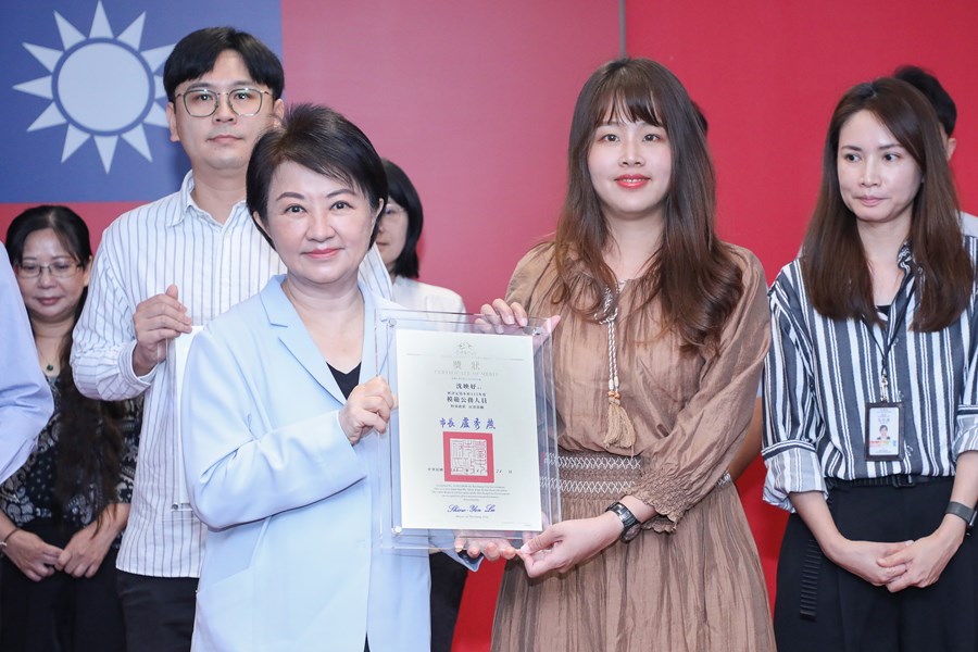 市長表揚台中市政府115年度模範公務人員