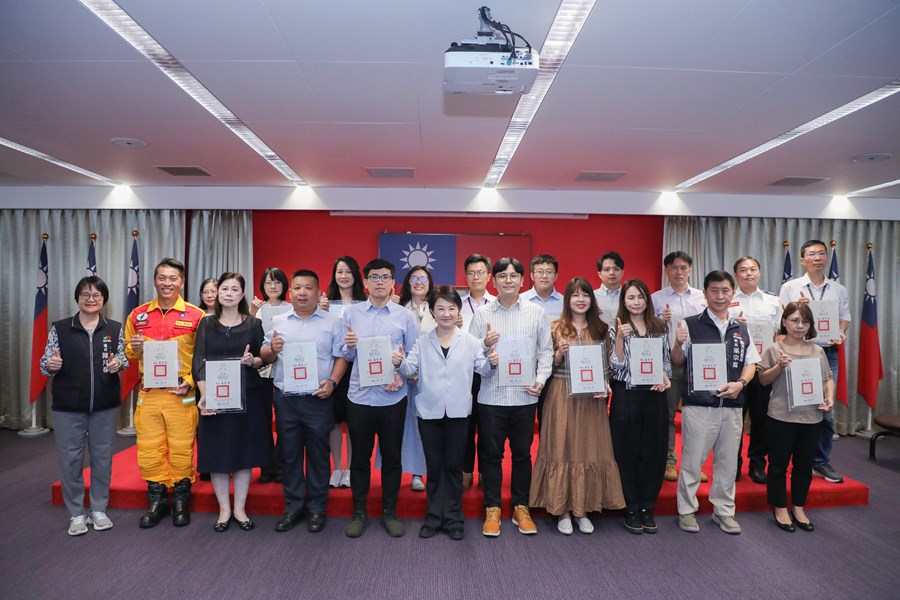 市長表揚台中市政府115年度模範公務人員