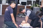 中市府首長主管齊上CPR+AED課程 全員挑戰急救認證