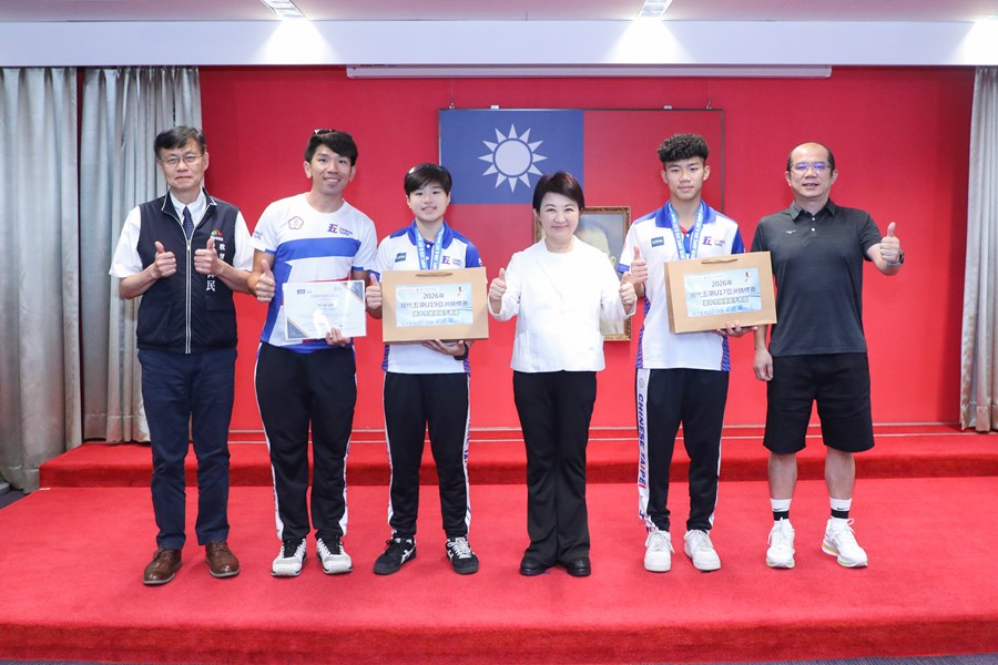 市長表揚榮獲2026年現代五項U17、U19亞洲錦標賽1銀1銅的優秀選手及教練