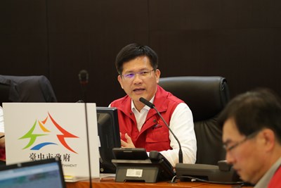 台中市莫蘭蒂颱風災害應變中心第二次工作會報