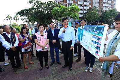台中之心興大路綠園道視察