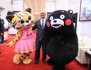 張清照議長與台中樂虎及熊本熊吉祥物合影