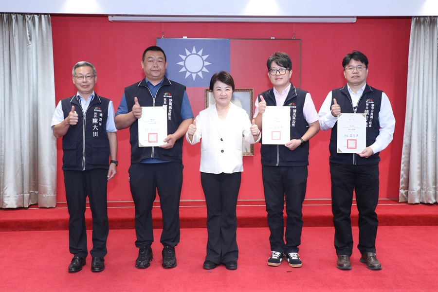 市長表揚榮獲內政部國土署「2026馬路好行評選活動」的優秀人員