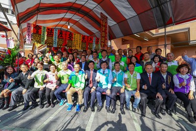 建國市場福德祠剪綵暨入火安座