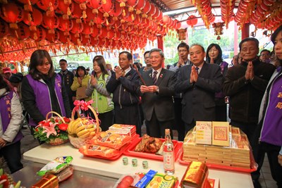 西屯區惠來里福德祠「頭牙」祈福