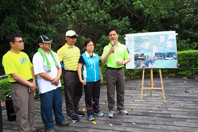 潭子新田登山步道完工視察