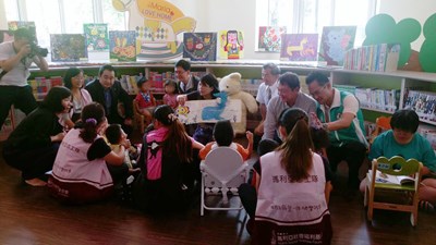 岱宇國際基金會回饋社會  捐助全新打造愛心家園閱覽室啟用  