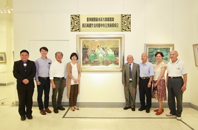 中市立美術館首件獲捐典藏 國寶水彩大師簡嘉助贈百萬代表作
