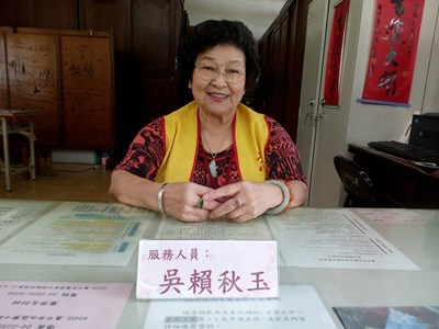 中市孔廟83歲高齡志工 奉獻逾10年