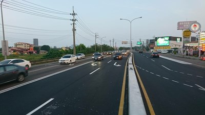 大雅交流道聯絡道增設左轉車道完工 南下車流壅塞已見改善