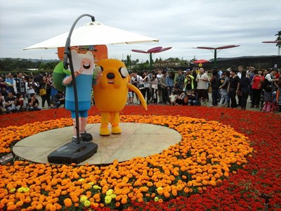 花毯節開幕一週逾70萬人次賞花 「老皮」、「阿寶」今驚喜登場