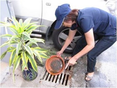 預防登革熱 市府進行環境消毒