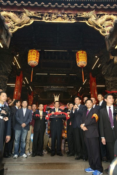 大甲媽祖遶境今晚展開 林市長與總統、立法院長恭迎媽祖上轎