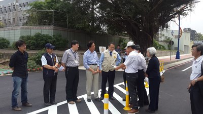 新建國市場聯外道路開闢工程 未來提供市場周遭順暢交通動線