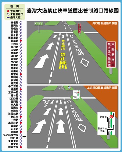 提升交通安全 7月1日起台灣大道8路口快車道管制匯入慢車道