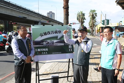 環中路與西屯路口整體運輸提升36% 林市長打90分