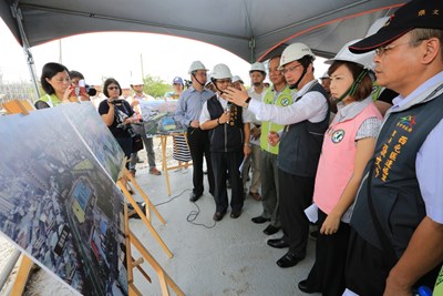 林市長視察水湳經貿園區 強調將朝「智慧、低碳、創新」示範區發展