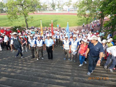 中市第二信用合作社萬人健行活動 潘副市長:打造台中成為運動城市