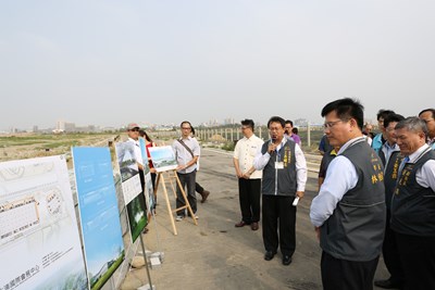 視察水湳國際會展中心 林市長:展覽及會議多功能使用