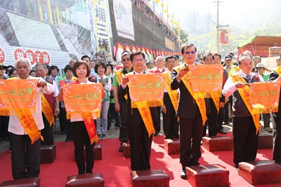 太平北極殿擴建工程動土 林市長感謝宮廟對台灣燈會的大力協助