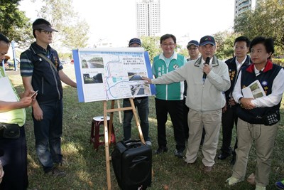 視察綠川排水整治「最後一哩路」 林副市長盼串連計畫打造台中新亮點