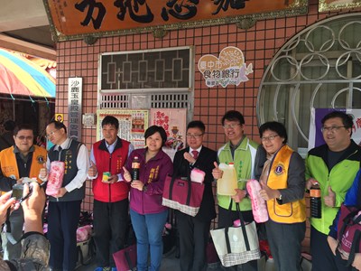 沙鹿玉皇殿加入愛心食物銀行聯盟 中市「零飢餓」願景版圖擴至海線