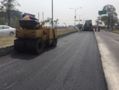 「熱點地圖」銜接路段 環中路四段可望於本月底完成路平