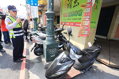 台中火車站前機車管理新制上路首日成效顯著 研議複製模式至一中商圈執行