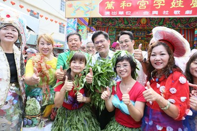 南屯麻芛文化節熱鬧登場 林市長:過端午、到台中