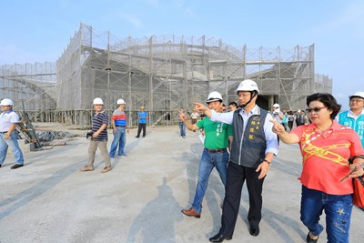 大安媽祖文化園區基座變更設計 林市長:先建好服務旅客