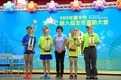 第六屆全市運動大會圓滿落幕 林副市長頒獎並勉勵選手超越自我