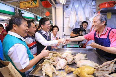 全台最大新建國市場啟用 林市長:兼備人情味、趣味、媽媽味