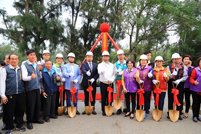 高美濕地遊客服務中心南側公園停車場8月完工 林市長:打通海線雙星任督二脈