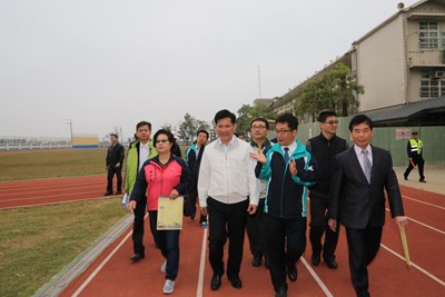 大安國中老舊設備改善工程 林市長:讓偏鄉孩子有更優學習空間