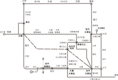 交通部同意補助中市府屯區捷運可行性評估 與捷運綠線形成環狀網路