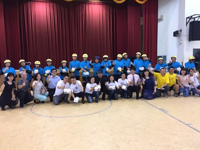 中市特教生騎獨輪挑戰102公里 教育局授旗勉勵